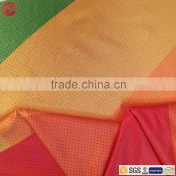 100% Polyester Elastic Printed Mesh Fabric For Clothing