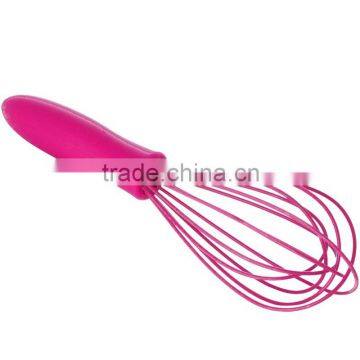 2016 kitchen silicone rubber egg beater whisk