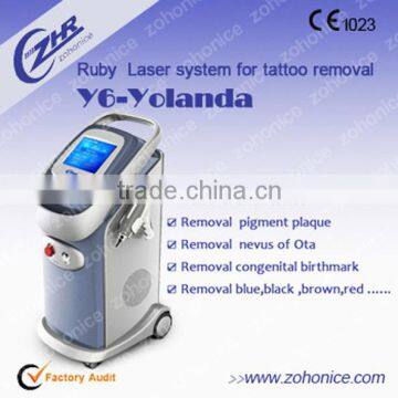 Permanent Tattoo Removal Effectively Q Switch Nd Yag 1-10Hz Laser Eyebrow Tattoo Removal Machine