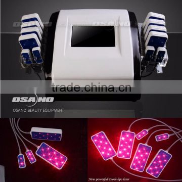 Hot sale 650nmwavelength professional LipoLaser 165mw cellulite Removal low level laser therapy machine