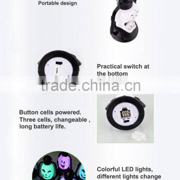 Christmas and Halloween Portable Witch Light Lantern Led Skull Small Night Light photo-3