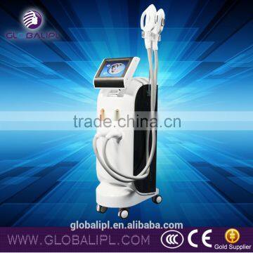 Permanent Fast Treatment SHR Vertical 2 in 1 Facial Machine
