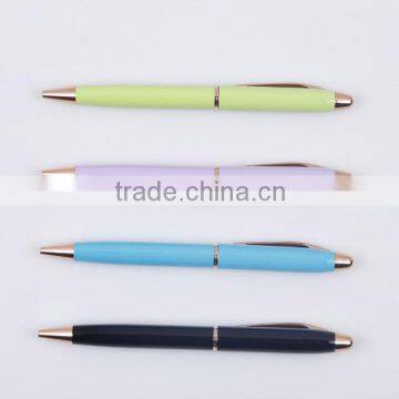 Good quality metal ball pen multi color pen wholesale metal ballpoint pen with logo