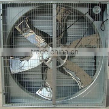 Automatic shutter wall mounted exhaust fan for poultry farm