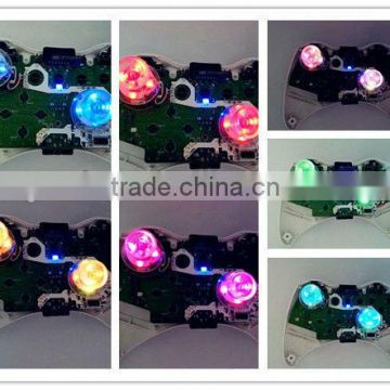 7 Lightings LED Lighted Thumbsticks for Xbox 360 Controller Joysticks Gaming Mod Kit