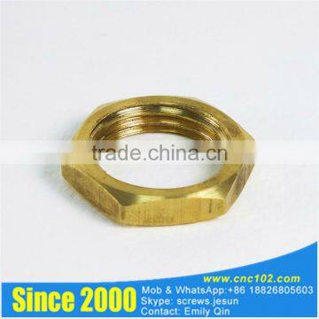 China Supplier Brass Hex Thin Nut photo-4
