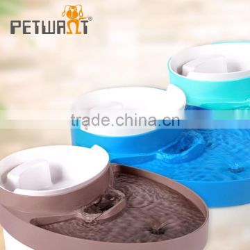 Petwant Automatic Electric Pet Water Fountain Dog Cat Drinking Bowl With LED Light