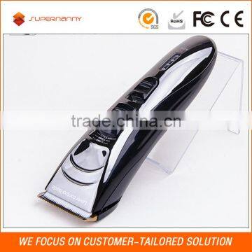 Supernanny commercial design powerful hair trimmer motor rechargeable battery hair clipper wholesale