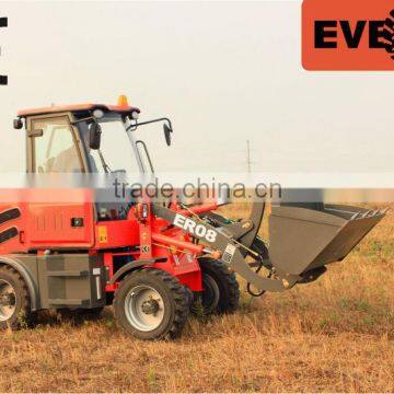 Everun ER08 mini Loader for sale farm Radlader/Hoflader mit CE/Euro 3