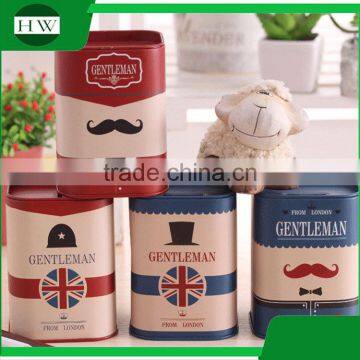 Multipurpose Tinplate Tin Cartoon Solider Piggy Bank Penholder Storage Pen Container Case Box Holder photo-2