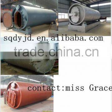 DAYI Hot Selling Built-in Spiral Structure Used Tyre Recycling Pyrolysis Plant To Furnace Oil photo-3