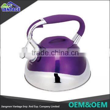 High Quality Cheap Custom Stainless Steel Whistling Non-electric Kettle
