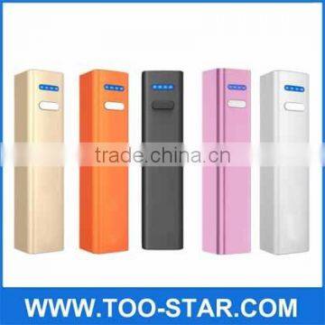 mini portable 3200mAh emergency phone charger for smart phone and tablet