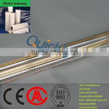 golden quartz twin tubes,halogen infrared heat lamp for film stretching