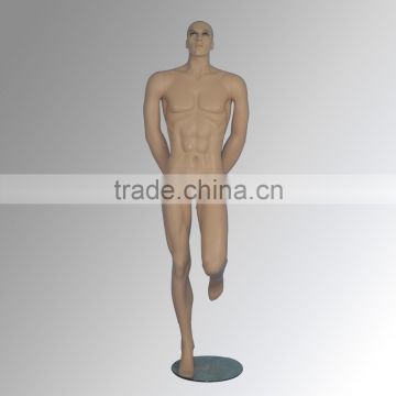 Lifelike dummy sportswear display modern muscle male mannequin