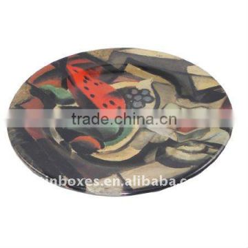 China factory sell round small tin tray ( I208 )