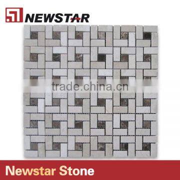 Marble Mosaic Design, Stone Mosaic Tiles, Kitchen Backsplash Mosaics photo-3