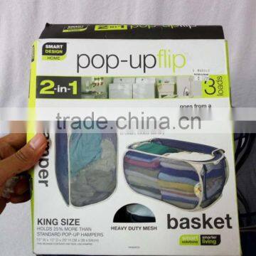 Polyester Folding Laundry Basket/collapsible Easy Carry Laundry Basket photo-4