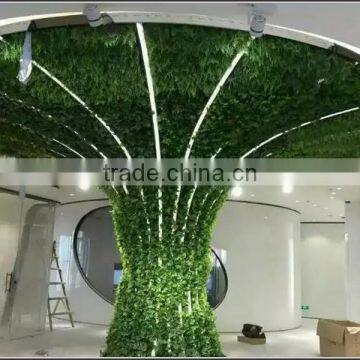 Indoor and outdoor decorative green plants wall make and install