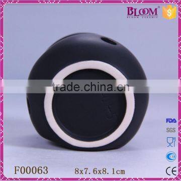 Factory Direct Sale Matt Black Ceramic Oil Burner photo-6