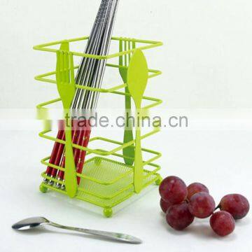 Trade assurance mental chopsticks cage for spoon fork chopsticks