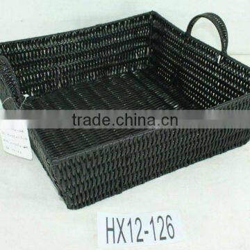 Customized practical plastic basket with handle