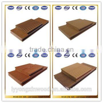 New WPC composite decking ,waterproof deck flooring, wpc floor/decking/board 140*21mm , color tiles for flooring