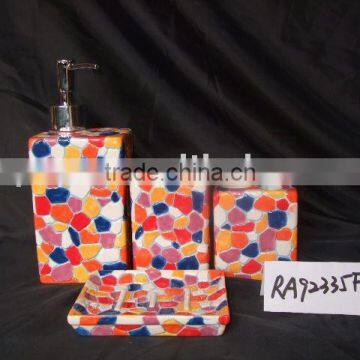 Ceramic bathroom set