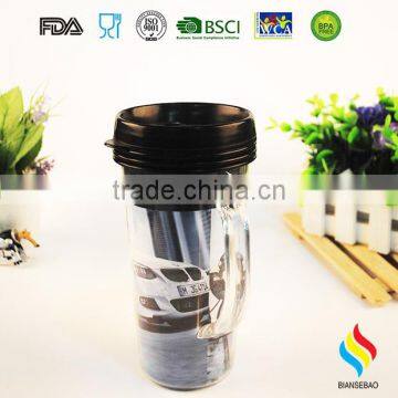 16oz Double Wall Magic Hard Plastic Tumbler Cup Coffee Mug photo-5