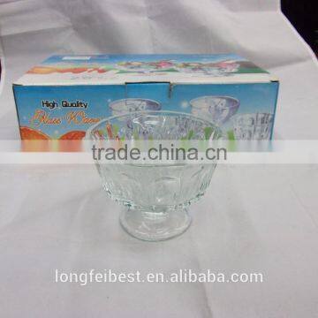 2016 New Handcrafted Custom Glass Ice Cream Cup