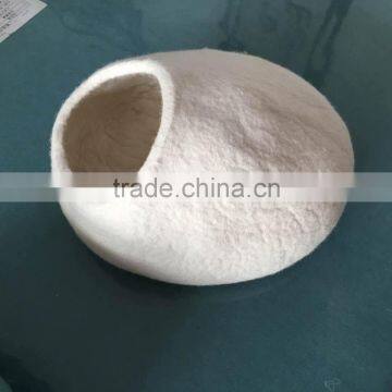 Gray Felted Wool Cat Cocoons photo-6