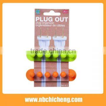 Plastic Plug Holder in Cable Clips