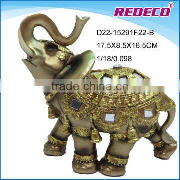 Polyresin thailand gold elephant status