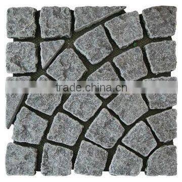 HZB-123-T Black Granite Mosaic Tile