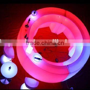 Color Changing or Single Color Display Club Color Induction Charger Led Plastic Bar Counter photo-3