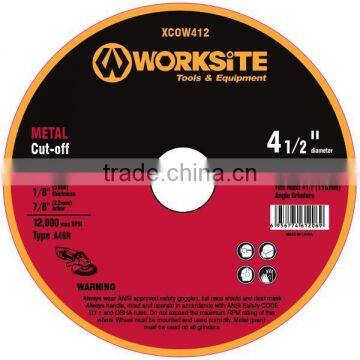 XCOW412 Worksite Brand Accessories 115mm Cut Off Wheel photo-2
