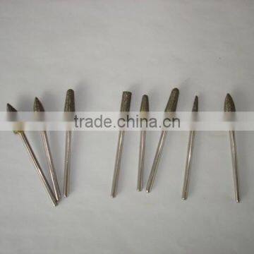 Sintered diamond carving burs