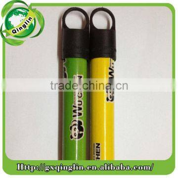 Mop handle for brush