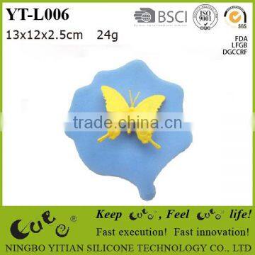 silicone mug lid with butterfly shape