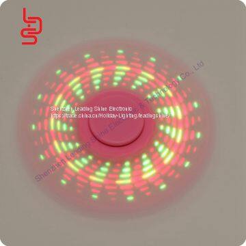 Color Changing Shapes LED Flashing Finger Spinner Eco-friendly Children Toy Adult Toy Relax Toy photo-2