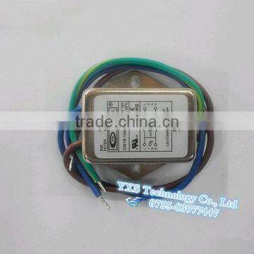 Power supply filter CW1B-10A-L 220V 10A Band line filter single phase power EMI filter 10A 115/250V