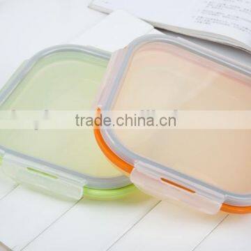 Silicone Food Grade Small Fruit Box Airtight Lunch Box photo-4