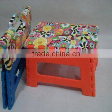 Decal 2016new! Cartoon Printing Plastic Folding Stool photo-5