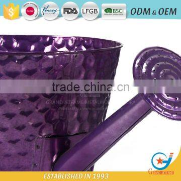 10 Inch Modern Outdoor Planters Galvanised Pots for Plants Zinc Plant Pot photo-4