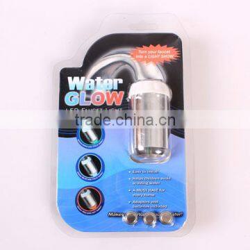 LED Water Faucet Three Color Temperature Sensor Glow Water Faucet photo-2