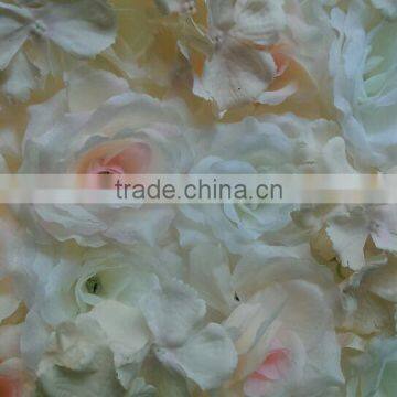 High Quality Customized 50*50c Rose Artificial Flower Wall for Wedding Decoration Stage Background Decoration photo-2