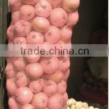 exellent mesh bags for packing garlics, onions, potatoes,