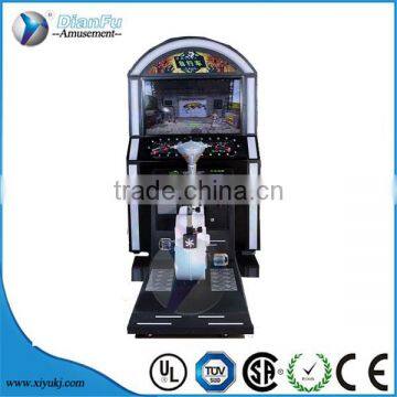 New coin pusher arcade simulator 3D kiddie bike game machine with 3D glasses for sale