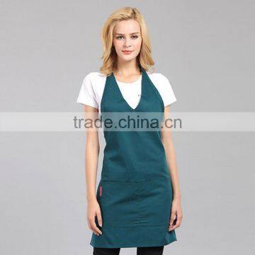 Wholesale Promotional Customized Cooking Cotton Kitchen Apron With Logo photo-3