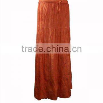 100% Cotton Long Skirt